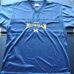 University of Michigan Vintage Large Blue Jersey